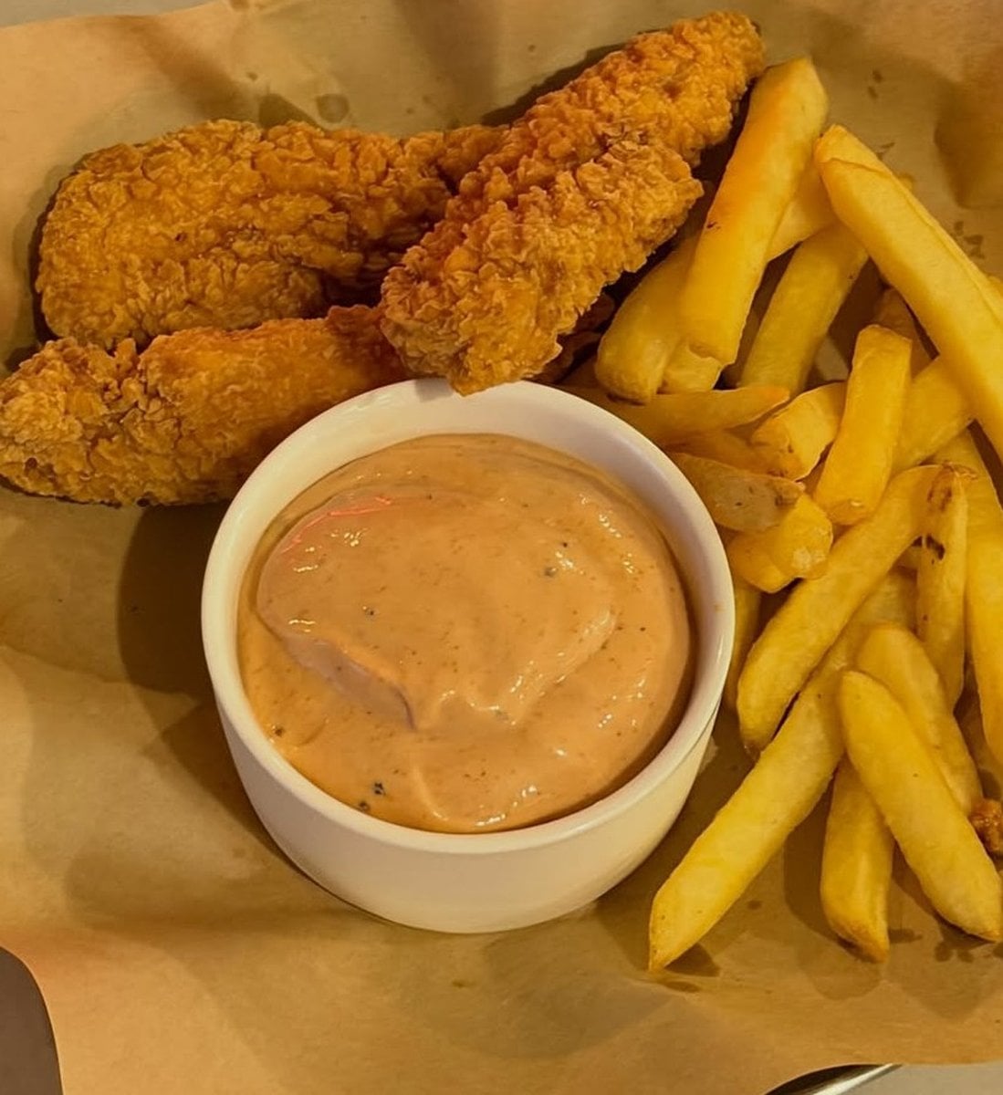 Homemade Copycat Raising Cane's Sauce, freshly made and ready to serve
