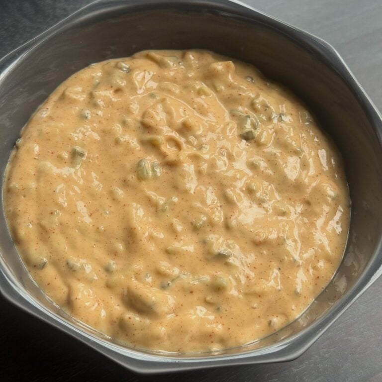 Homemade Homemade Big Mac Sauce, freshly made and ready to serve