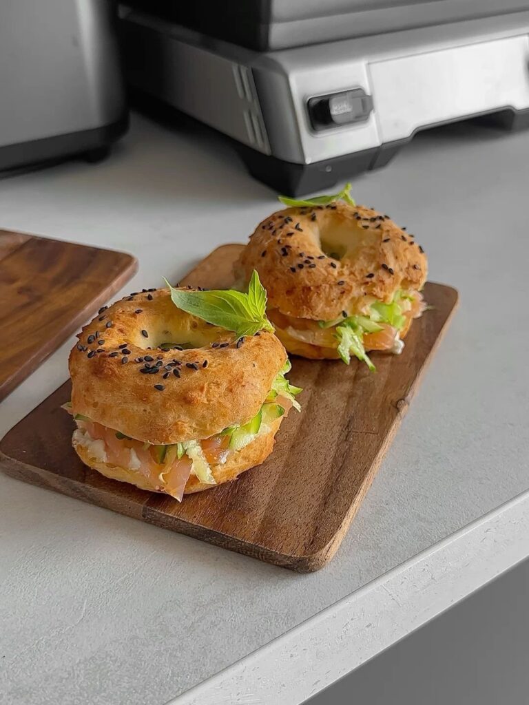 Homemade Low Histamine Protein Bagels, freshly made and ready to serve